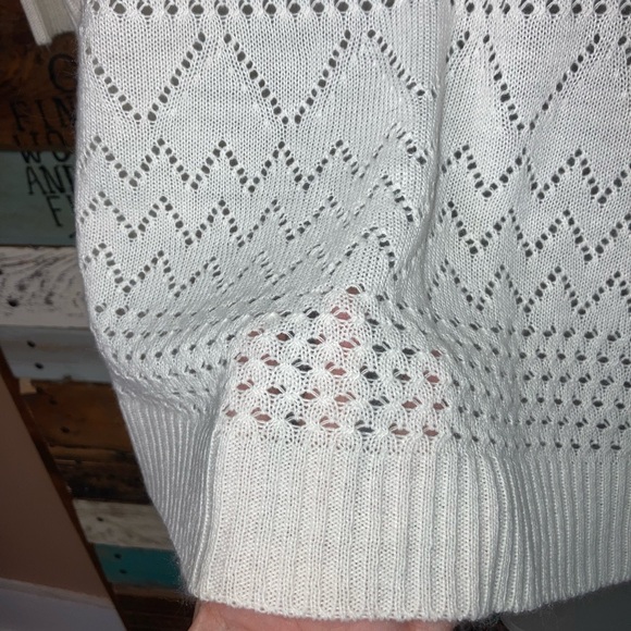 Knit Minded Loose Knit Open Front Cardigan S - Picture 8 of 14